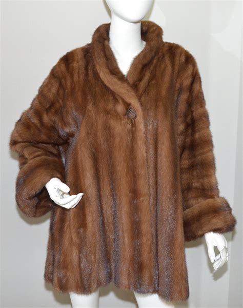 dior fur coat brown and white